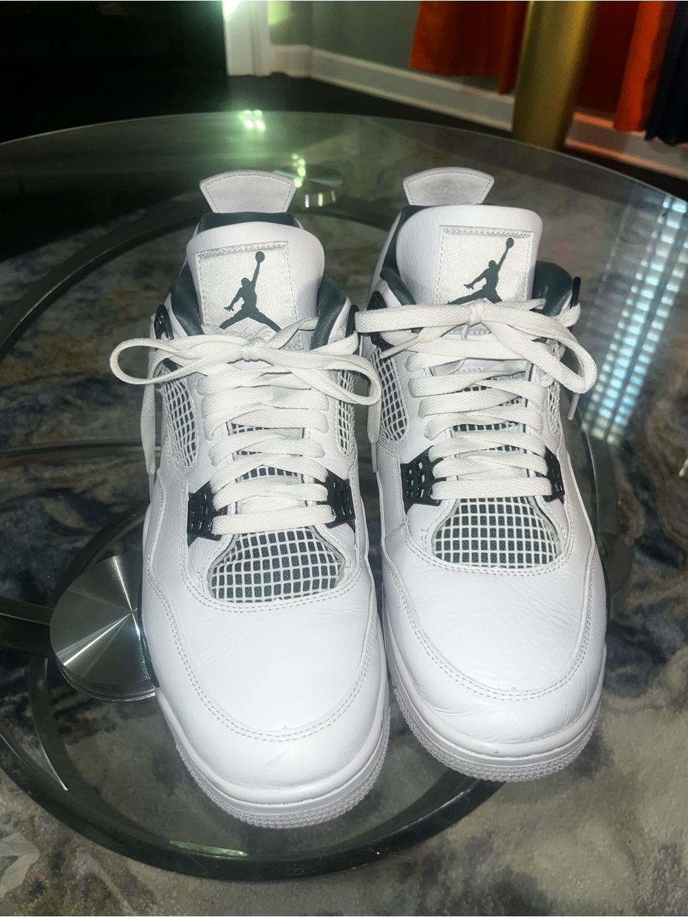 Air Jordan 4 Retro 'Oxidized Green' - Mens Size 11